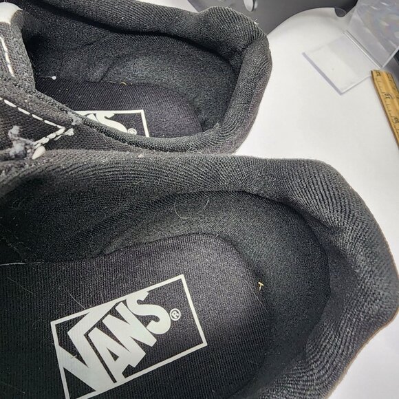 Vans Womens Size 8 Seldan Platform Low-Top Black Canvas Sneakers - Picture 10 of 12